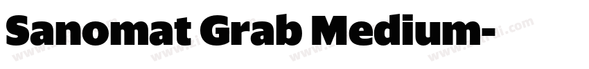 Sanomat Grab Medium字体转换